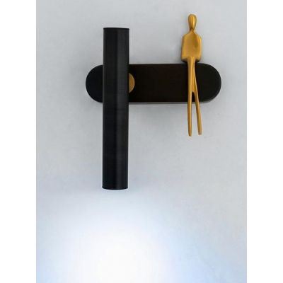 Moosee Boy kinkiet 1x4 W czarny-złoty MSE1501100482