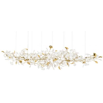 Moosee Flora lampa wisząca 20x40 W biała-złota MSE1501100483