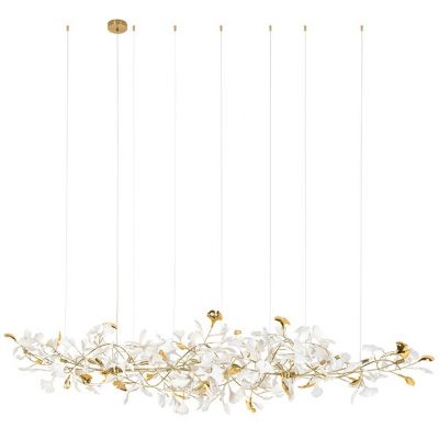 Moosee Flora lampa wisząca 20x40 W biała-złota MSE1501100483