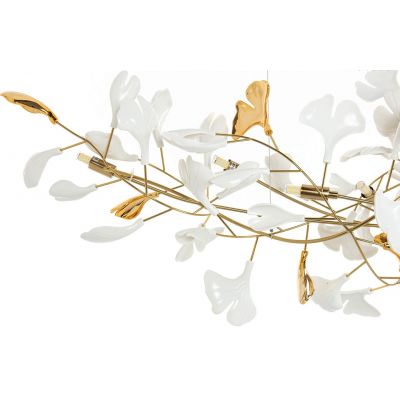 Moosee Flora lampa wisząca 20x40 W biała-złota MSE1501100483