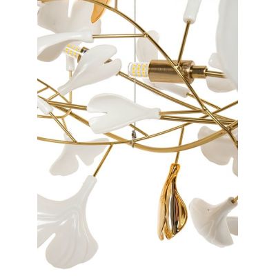 Moosee Flora lampa wisząca 20x40 W biała-złota MSE1501100483