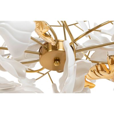 Moosee Flora lampa wisząca 20x40 W biała-złota MSE1501100483