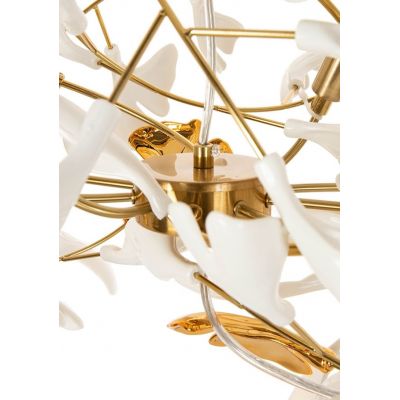 Moosee Flora lampa wisząca 20x40 W biała-złota MSE1501100483