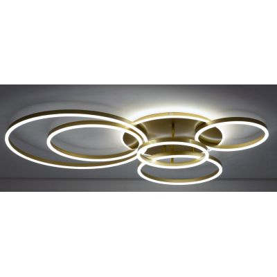 Moosee Rings lampa podsufitowa 80 W LED złota MSE1501100504