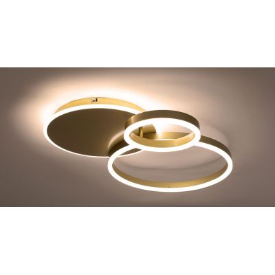Moosee Rings lampa podsufitowa 45 W LED złota MSE1501100506