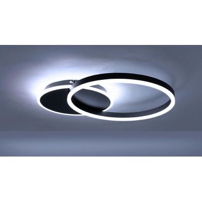 Moosee Rings lampa podsufitowa 30 W LED czarna MSE1501100507