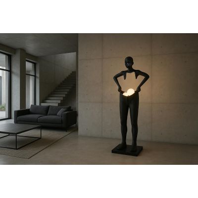 Moosee Human Houdini lampa stojąca 3x30 W czarna MSE1501100511