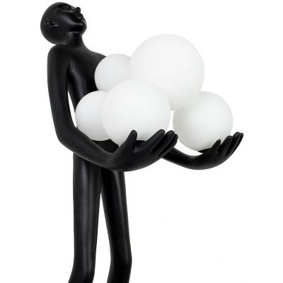 Moosee Human lampa stołowa 3x40 W czarna MSE1501100514