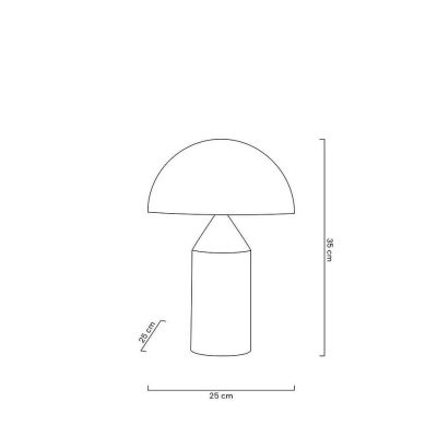 Moosee Fungo lampa biurkowa 2x3,5 W złota MSE1501100516