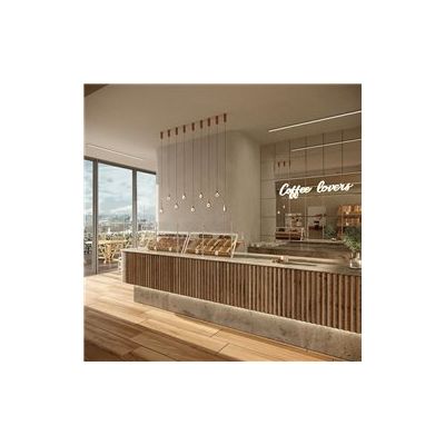 Moosee Vuelo lampa wisząca 1x9 W miedź MSE1501100547