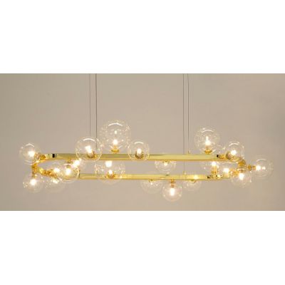 Moosee Alure Oval lampa wisząca 20x5 W złota MSE1501100551