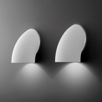 Martinelli Luce Gomito kinkiet 1x10W LED biały 1196/BI
