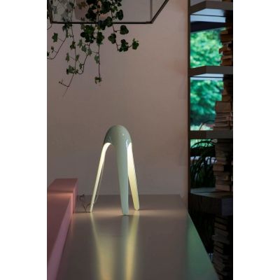 Martinelli Luce Cyborg lampa stołowa 1x4,5W LED szara 825/GR