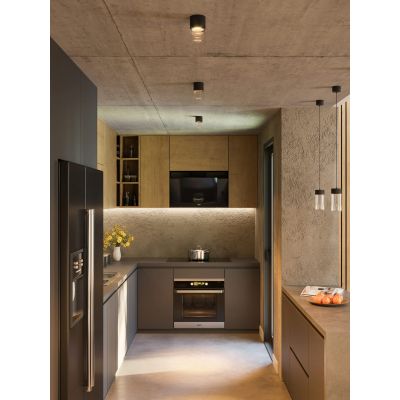 MaxLight Fusion lampa podsufitowa 1x7 W czarna C0275