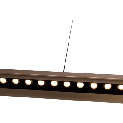 MaxLight Jo-Jo lampa wisząca 1x38 W czarna-złota P0594