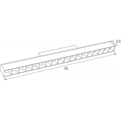 MaxLight Magnetic lampa magnetyczna 1x18 W czarny M0005N