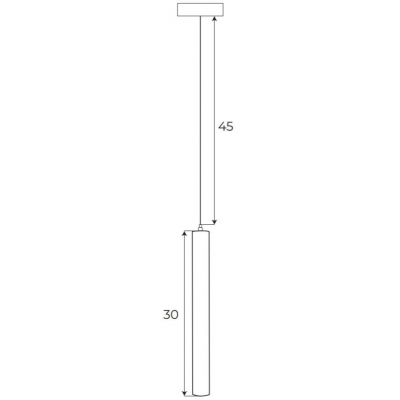 MaxLight Magnetic lampa magnetyczna 1x5 W czarny M0012N