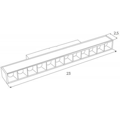 MaxLight Magnetic lampa magnetyczna 1x12 W biały M0026N