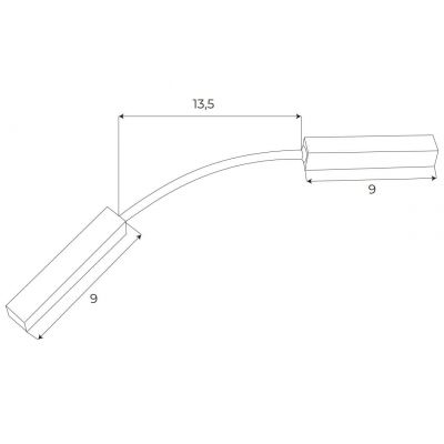 MaxLight Magnetic łącznik zasilania  biały MA0020