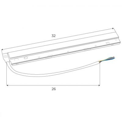 MaxLight Magnetic zasilacz szynowy 100 W czarny MA0004