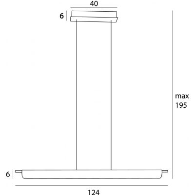 MaxLight Jo-Jo lampa wisząca 1x40 W czarna-szary/popielaty P0597