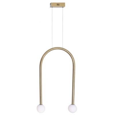 MaxLight Enigma lampa wisząca 2x2 W złoto szczotkowane P0514