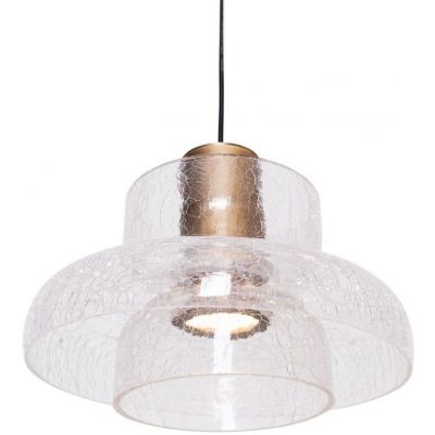 MaxLight Signature lampa wisząca 1x8 W mosiądz-przezroczysta P0532