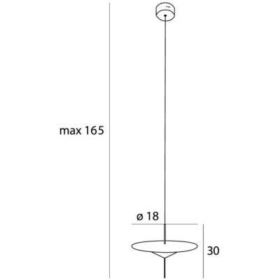 MaxLight Cone lampa wisząca 1x12 W czarna P0554