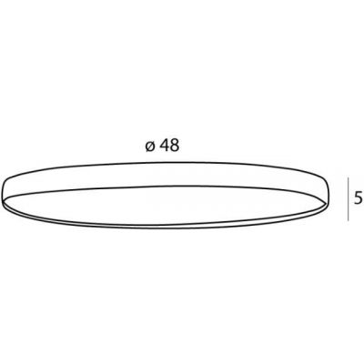 MaxLight Vik plafon 1x40 W / 1x5 W czarny-złoty C0237