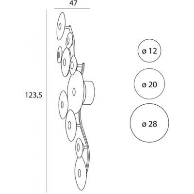 MaxLight Allure kinkiet 10x4,3 W złoty mat W0354