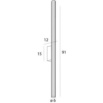 MaxLight Fayette kinkiet 1x18 W czarny W0367