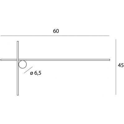 MaxLight Arne kinkiet 1x10 W czarny W0369