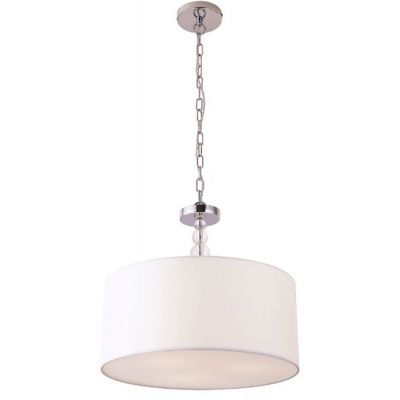 MaxLight Elegance lampa wisząca 3x40W biały/chrom P0060