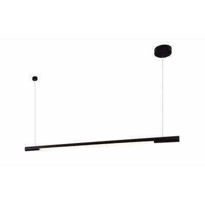 MaxLight Organic Horizon lampa wisząca 1x26 W czarna P0358