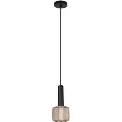 MaxLight Mesh lampa wisząca 1x5W LED złoty/czarny mat P0438