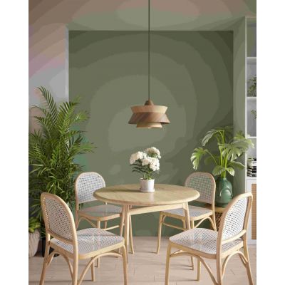 MaxLight Kioto lampa wisząca 1x60 W brązowa P0549