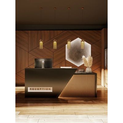 MaxLight Signature lampa wisząca 1x8 W mosiądz P0602