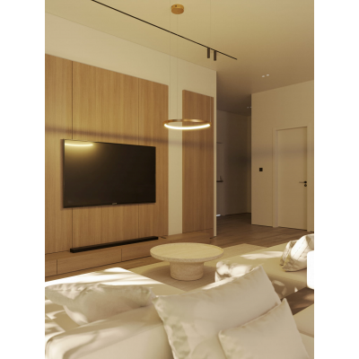 MaxLight Cayenne lampa wisząca 1x37 W złota P0606D