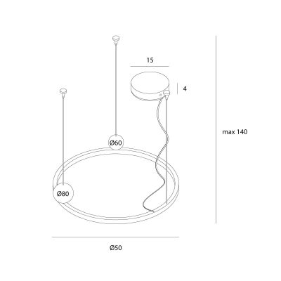 MaxLight Solaris lampa wisząca 1x35 W czarna P0613