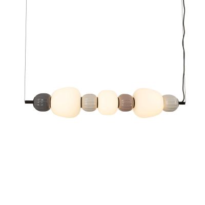 MaxLight Modern lampa wisząca 1x28 W szary/brązowa P0630