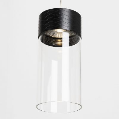 MaxLight Fusion lampa wisząca 1x7 W czarna P0640