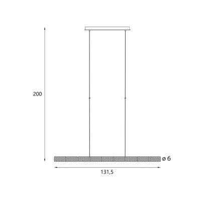 MaxLight Love lampa wisząca 1x37 W chrom P0647
