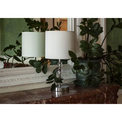 MaxLight Elegance lampa stołowa 1x40W biały/chrom T0031