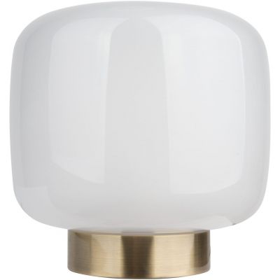 Maxlight Smooth lampa stołowa 1x5W złoto szczotkowane/szkło błyszczące mleczne T0046