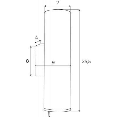 MaxLight Laxer kinkiet 2x7W biały W0331