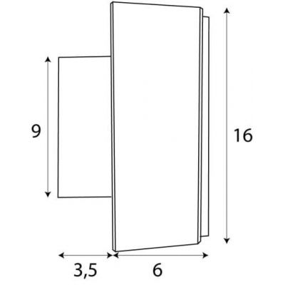 MaxLight Lipari kinkiet 1x6 W przezroczysty-złoto szczotkowane W0358