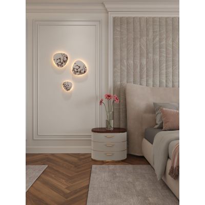 MaxLight Marbles kinkiet 1x10 W biały W0390