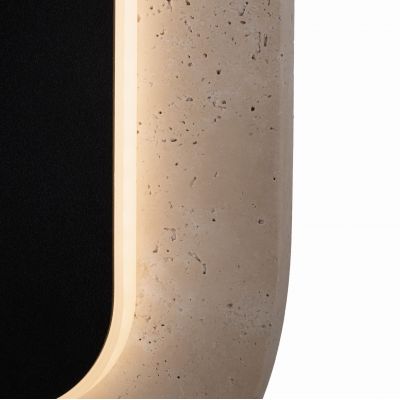 MaxLight Travertino kinkiet 1x10 W czarny W0393