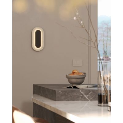 MaxLight Travertino kinkiet 1x10 W czarny W0393