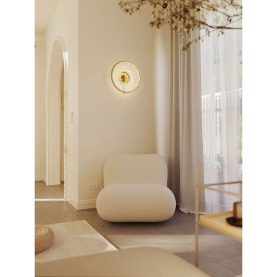 MaxLight Alexia kinkiet 1x15 W złoty W0406D